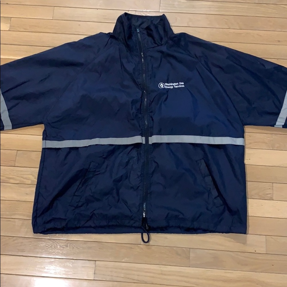 Blue Windbreaker